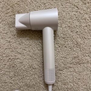 Sleek White Hair Dryer